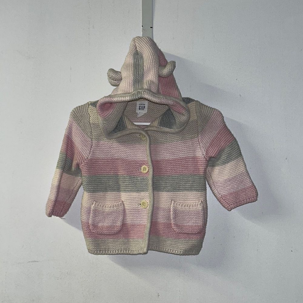 3-6m baby gap striped sweater